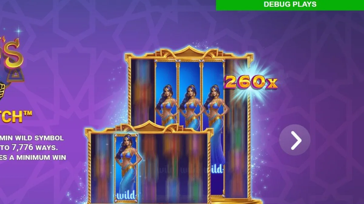 Jazmin’s Wild Ways Smash Pots slot machine interface